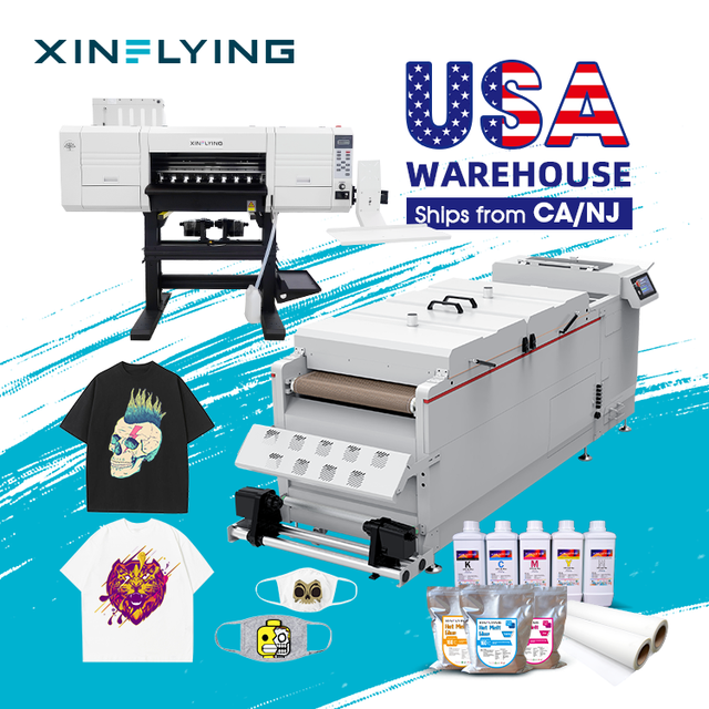 Best Price DTF Printer with CMYK + White Ink 5 Heads DTF 60CM DTF Printer Machine in the USA