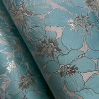 Modisches Neues Design Polyester Schwarzer Damast Stoff Brokat Einzigartige und Luxuriöse Designs Beste Qualität 100% Jacquard JS-1804F