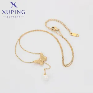 T000721180 xuping jewelry fashion butterfly necklace fashion jewelry necklaces for women pearl necklace