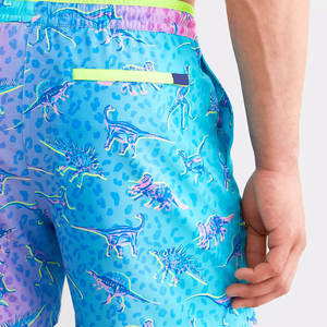 Shorts para Hombre al por Mayor, Personalizados, Transpirables, Estilo Urbano, de Alta Calidad, Doble Capa, 100% Algodón/Poliéster, Shorts de Baño y Playa - Product Image 3