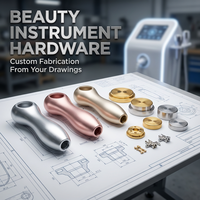 Boîtier d'appareil de beauté RF usiné CNC 5 axes en aluminium anodisé de qualité aérospatiale, prototypage rapide