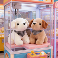 Boneka Anjing Kartun Laris Manis 8 inci, Mainan Hewan Boneka, Mainan Kartun Anime untuk Mesin Cakar