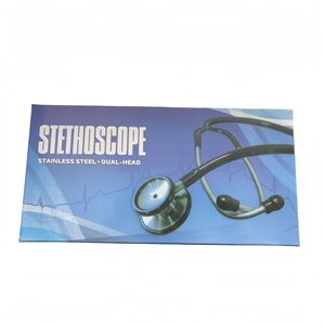 Estetoscopio de Doble Cabeza de Acero Inoxidable, Herramienta de Diagnóstico Médico de Doble Cabeza, Múltiples Colores - Product Image 1