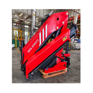 Grúa Plegable Montada en Camión, Nueva, Precio de Fábrica, SPK23500, 10 Toneladas, Sistema Totalmente Hidráulico con Motor y Componentes de Engranajes - Product Image 2