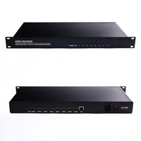 KUNUOMAGIC 1U Rack-mount 8 canaux H.264/H265/MPEG-4 AVC MJPEG Full HD 1080P Double flux Multi-protocoles Vidéo à faible débit