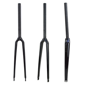 Irondonkey Đầy Đủ Sợi Carbon Đường Xe Đạp <span class=keywords><strong>25.4</strong></span> Thẳng Ống Phía Trước Ngã Ba Retro Carbon Xe Đạp Ngã Ba Phía Trước Ngã Ba - Product Image 1
