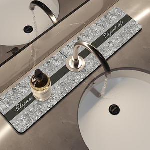 แผ่นรองกันน้ำสำหรับอ่างล้างจานในครัว ทำจากดินไดอะตอมเมียซัส รูปทรงสี่เหลี่ยมผืนผ้า สำหรับวางบนเคาน์เตอร์ - Product Image 4