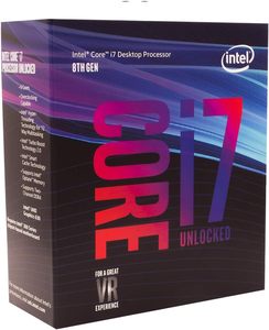 Processeur de bureau Core i7-8700K, 6 cœurs, 3,7 GHz, débloqué, LGA1151, série 300, 95 W, 12 Mo, prise en charge 64 bits, nouveau, en vrac, socket LGA1151 P - Product Image 4