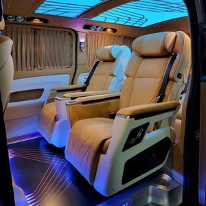 Sièges de luxe pivotants Toyota Alphard <span class=keywords><strong>pour</strong></span> <span class=keywords><strong>camping</strong></span>-<span class=keywords><strong>car</strong></span>, sièges de capitaine, banquette transformable en lit <span class=keywords><strong>pour</strong></span> Mercedes Sprinter, sièges à levage vertical - Product Image 3