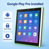 Panel de Control Inteligente para Hogar de 10.1 Pulgadas con Android 15 RK3566, Montaje en Pared, Pantalla Táctil POE, con Google Play, RS232, RS485, Red Ethernet