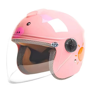 Cascos de Motocicleta para Niños, Casco de <span class=keywords><strong>Moto</strong></span> Abierto de Seguridad, Suministro al por Mayor de Fábrica, Material ABS, Casco Jet para Niños, Cuatro Estaciones - Product Image 1