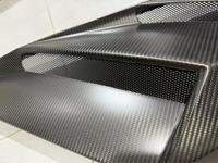 Cubierta de Motor Trasera SVJ de Fibra de Carbono Prepreg de Alta Calidad con Ventilación y Entrada de Aire, Kit de Carrocería con Acabado Pulido, 100% Compatible con
