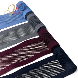 汕头市华流弹力厂定制热卖涤纶针织5厘米网眼松紧带 - Product Image 2