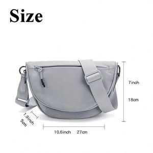 <b>Hot</b> Selling Custom Crossbody <b>Bag</b> for Women Casual Polyester Travel <b>Bags</b> Mens Crossbody <b>Bag</b> with Custom logo - Product Image 3
