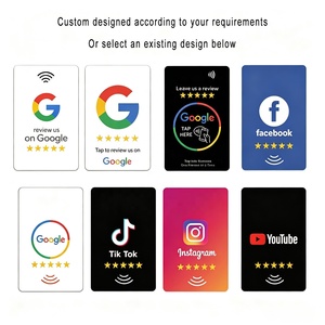 Tarjeta PVC con Chip NFC y Código QR Personalizado, Tarjeta <span class=keywords><strong>de</strong></span> Regalo <span class=keywords><strong>de</strong></span> <span class=keywords><strong>Google</strong></span> <span class=keywords><strong>Play</strong></span> sin Contacto, Tarjeta <span class=keywords><strong>de</strong></span> Reseña <span class=keywords><strong>de</strong></span> <span class=keywords><strong>Google</strong></span> - Product Image 1