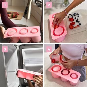 Bpa-free Silicone <span class=keywords><strong>Ice</strong></span> <span class=keywords><strong>Cube</strong></span> Khay hồng tumblr lấy cảm hứng từ Hollow hình chữ nhật khuôn cho 20-40 oz cốc cho Stanley - Product Image 6