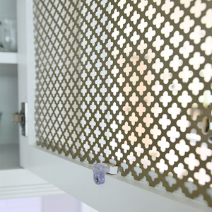 Hiện đại Brass <span class=keywords><strong>Laser</strong></span> Cut Room Divider màn hình Vàng Antique kết thúc khuôn khổ của kim loại lưới phân vùng cho văn phòng/trang trí nội thất hàng rào - Product Image 2