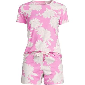 FOXA Ensemble pyjama court en tricot pour femme, t-shirt à manches courtes et short, vêtements de nuit décontractés en tissu doux - Product Image 3