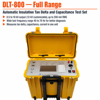 Système de test Tan Delta à écran couleur DLT-800 0,5-10 kV à un bouton pour les traverses de transformateur et les transformateurs de courant