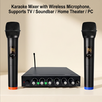 Système de microphone sans fil pour karaoké et home cinéma, idéal pour barre de son TV, PC et soirées en famille