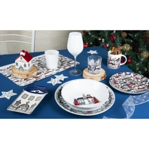 Zuccheriera in Ceramica Multicolore Innsbruck Excelsa 95x7,5x12 cm, Brocche per Crema - Product Image 2