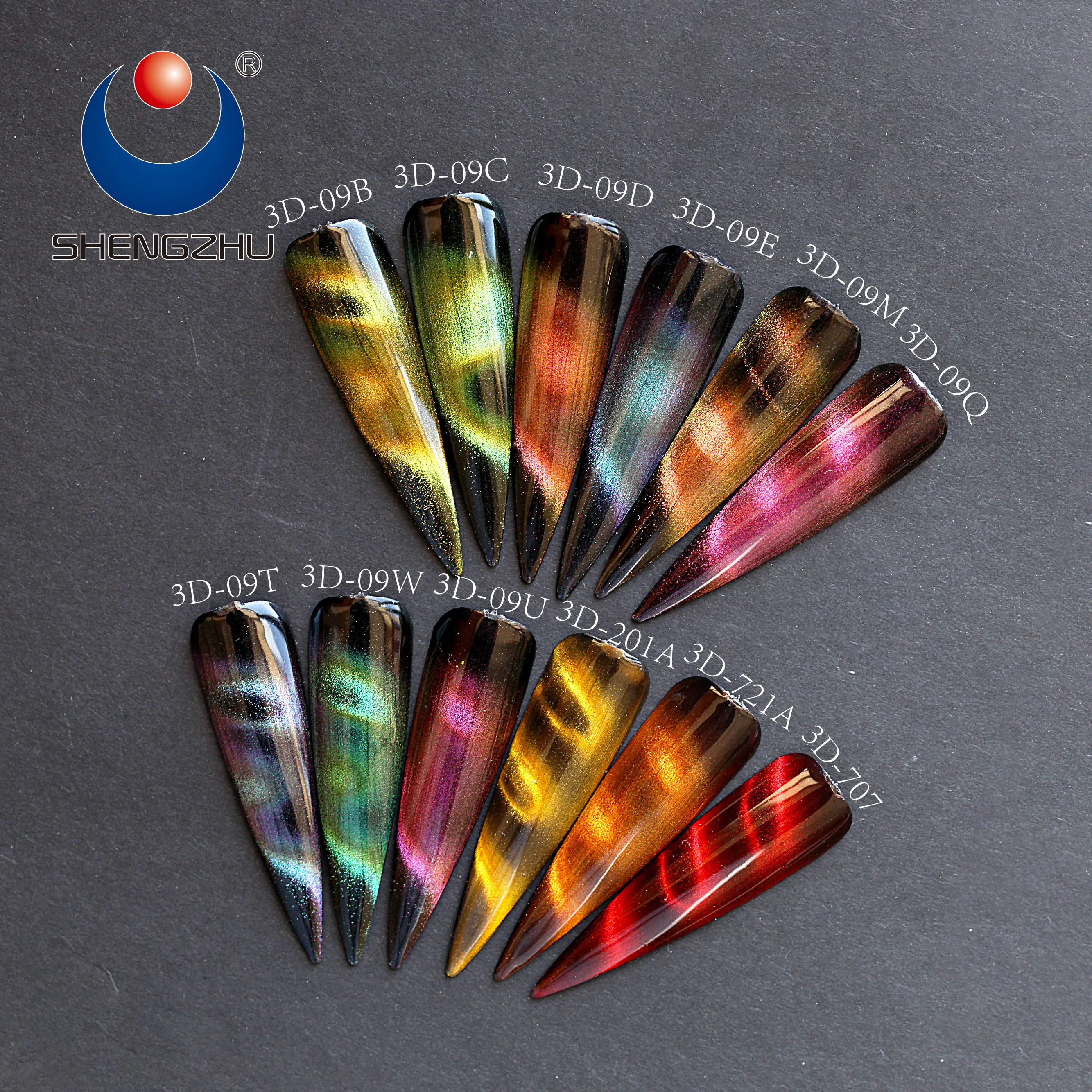 High Quality Cat Eye Magnetic Chameleon Pigment for Nail