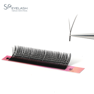 Ciglia Finte SP Fox YY, Estensioni Ciglia Brasiliane 0.07, Effetto 3D e 4D, Fatte a Mano, Naturali e Morbide, Vassoi di Ciglia a Forma di Y - Product Image 6