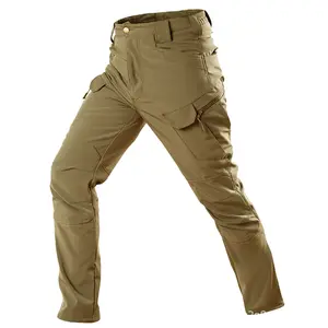 IX9 X7 pantaloni Softshell invernali pantaloni tattici pantaloni Cargo in pile da caccia da uomo pantaloni da lavoro da trekking da combattimento impermeabili