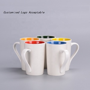 eramic Coffee Mug Tea Cup for Office and Home White Ceramic Sublimation Coffee Mug with Mix Colors Inside - Product Image 3