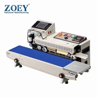 Scelleuse à bande horizontale automatique FR-1600 avec codage intelligent par jet d'encre pour la fermeture des sacs
