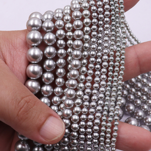 Cuentas Sueltas de Cristal Gris Redondas de 3 mm para la Fabricación de Joyas, Certificadas por Terceros - Product Image 4