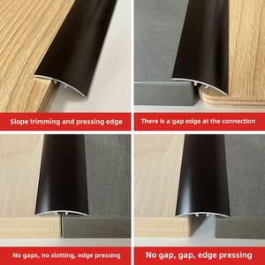 Bande de <span class=keywords><strong>seuil</strong></span> de boucle en alliage d'aluminium moderne universelle haute-basse différence bande de bord de plancher en bois plancher salon - Product Image 2