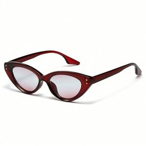 Gafas de Sol Personalizadas con Logotipo, para Hombre y Mujer, con Remaches Decorativos, Protección UV400, Color Jelly, Estilo Ojo de Gato - Product Image 6
