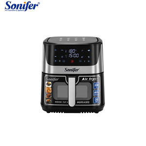 Sonifer-Freidora de aire digital de 8.5L, 220V, ventana visible, LED eléctrico, cocina, menú inteligente, venta al por mayor, v - Product Image 2