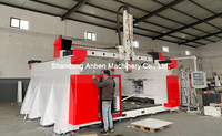 Machine de fraisage CNC 5 axes ANBEN Jinan avec axe rotatif, commande Syntec, NC Studio DSP, moteur Yaskawa 9kw, broche simple