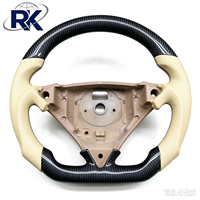 Direkt vom Hersteller Maßgefertigtes 3-Speichen 40mm Griff-Luxus Carbon-Faser Schwarz Perforiertes Leder-Lenkrad Porsche 996 986 Boxster