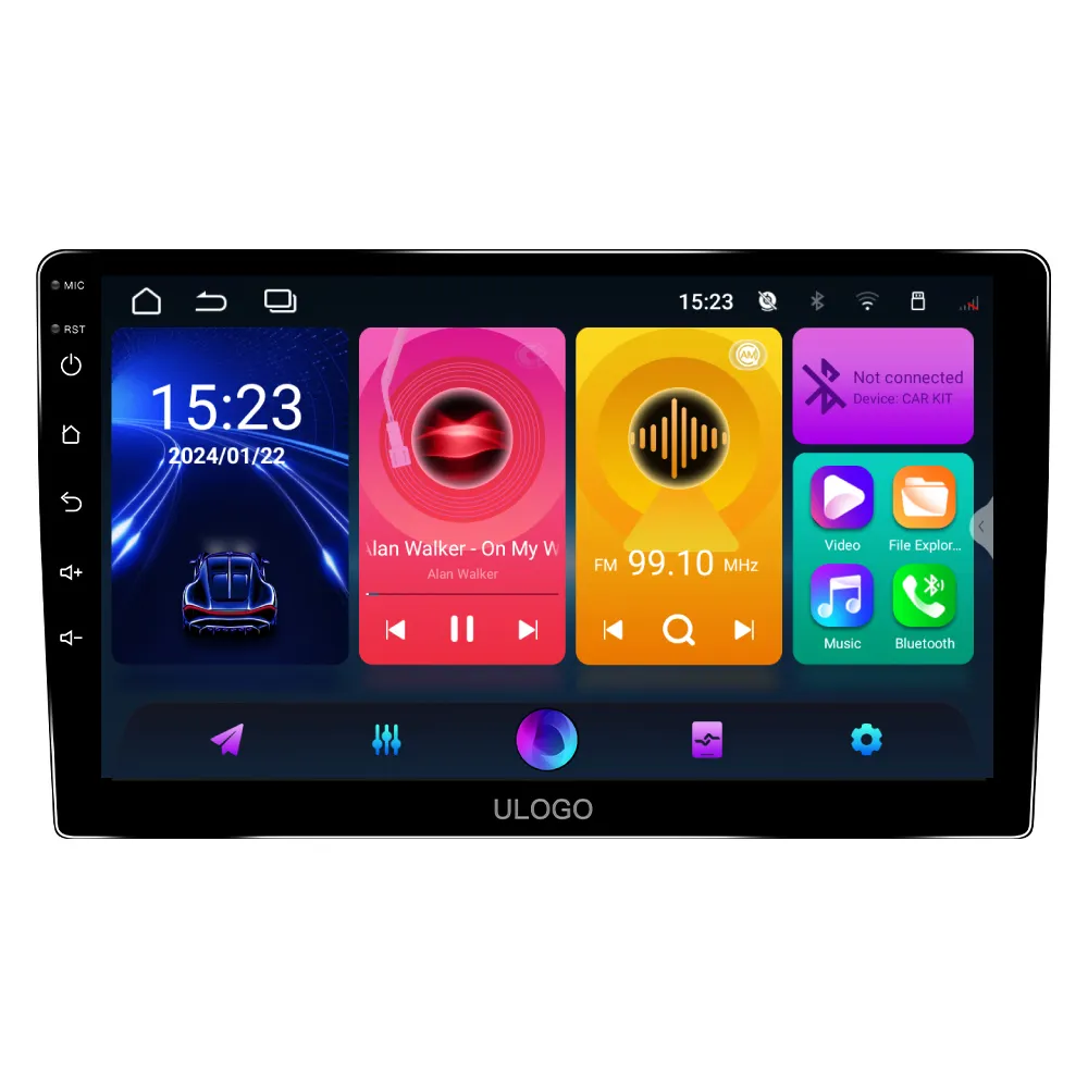 E6, 9 inch 6 + 128G, 360, 4G/Wifi, âm thanh tốt chuyển hướng xe, Universal Car DVD Player cho tất cả các mô hình