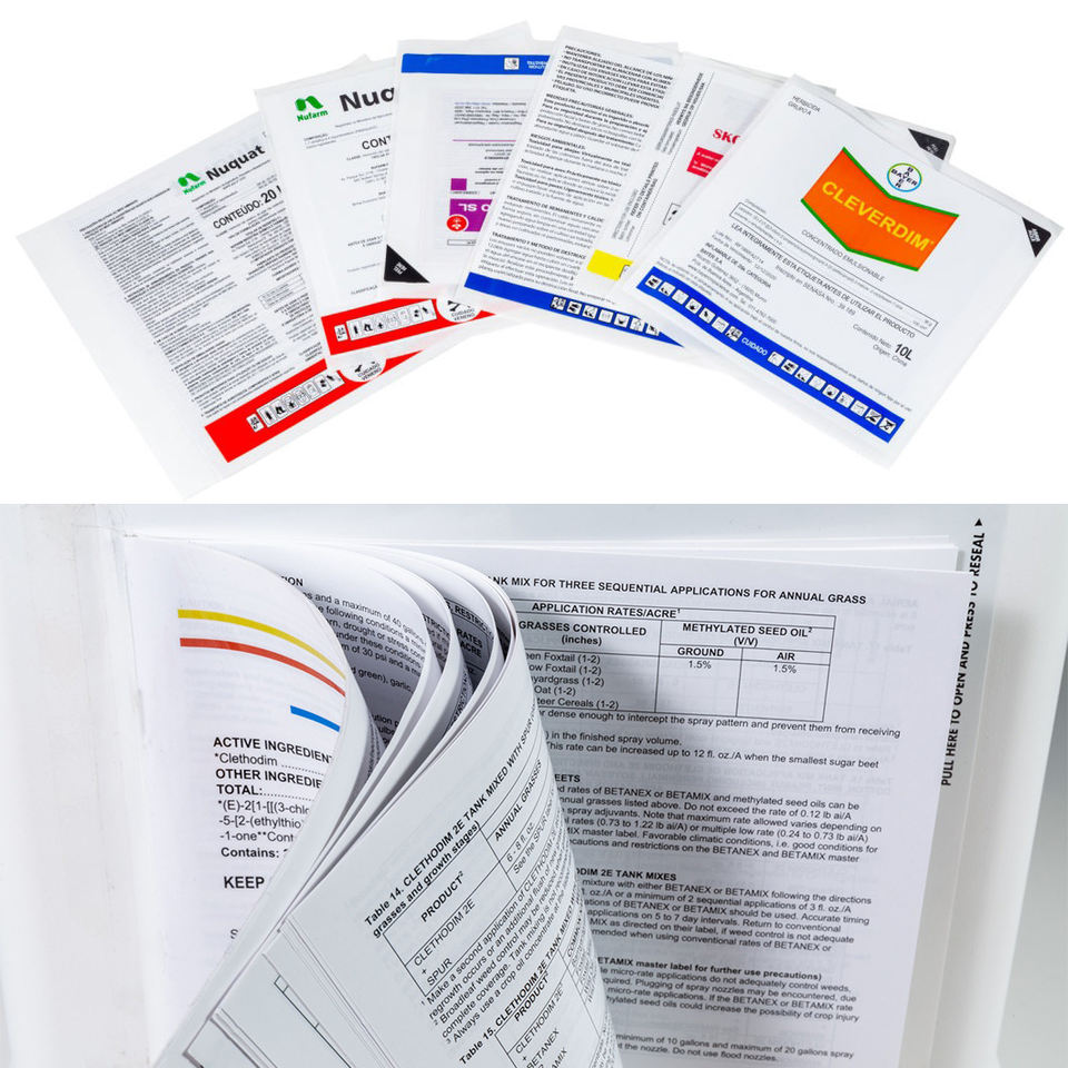 Custom Multi-Layered Booklet Labels for Machine Oil Drums