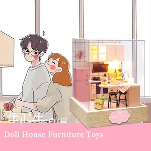 Nueva Casa <span class=keywords><strong>de</strong></span> Muñecas <span class=keywords><strong>de</strong></span> Madera <span class=keywords><strong>para</strong></span> Hacer Uno Mismo, Miniaturas Hechas a Mano, Muebles <span class=keywords><strong>para</strong></span> Casa <span class=keywords><strong>de</strong></span> Muñecas 1:12, Juguetes, Regalo <span class=keywords><strong>de</strong></span> Cumpleaños <span class=keywords><strong>para</strong></span> <span class=keywords><strong>Niños</strong></span> - Product Image 4