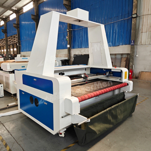 Machine de découpe laser pour tissu, cuir, PVC, mousse <span class=keywords><strong>EVA</strong></span> avec système de vision CCD pour l'usine de confection - Product Image 4