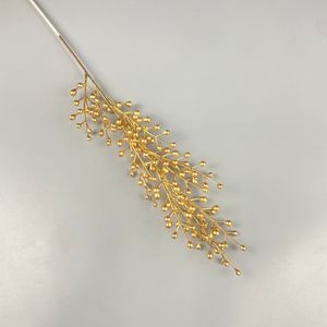 ขนนกยูงประดิษฐ์สีทอง ก้านเดี่ยว พลาสติก ตกแต่งภายนอกบ้าน ตกแต่งบ้านในวันคริสต์มาส - Product Image 3