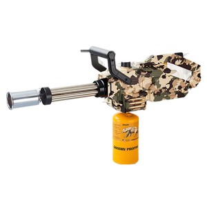Encendedor de gas butano metálico grande al por mayor, camuflado, para exteriores, para barbacoa, herramienta de desmalezado, con mango largo resistente al viento y de alta resistencia - Product Image 5