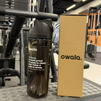 Nouvel Arrivage Gobelet à paille en plastique de qualité alimentaire, design minimaliste et portable, en stock, best-seller transfrontalier, articles de boisson