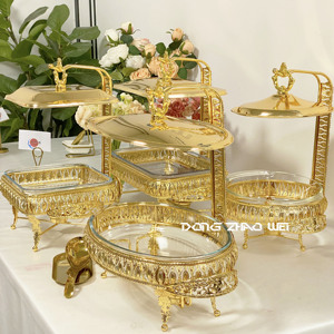 Fábrica De Luxo Chafing Dish Buffet Set Dome Chafing Buffet Pratos Set Aço Inoxidável Chafing Dish Set Aquecedor De Alimentos - Product Image 3