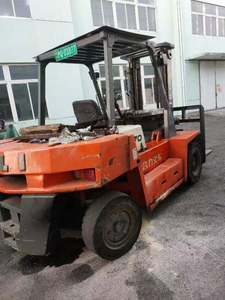 Chariot élévateur tout-terrain diesel HELI 7T d'occasion, haute efficacité, faible consommation, matériel de terrassement, équipement de construction - Product Image 4