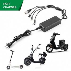 <span class=keywords><strong>Chargeur</strong></span> de batterie pour scooter électrique et vélo, multi-connecteurs, 54,6 V, 2 A, pour batterie lithium 48 V 13S - Product Image 4