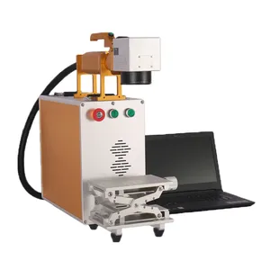 Hot Selling Handheld 20W 30W 50W Fiber Laser Marker with 2D 3D Working Table For Metal Stainless Steel