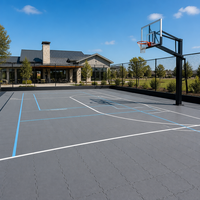 Dalles de sol en PVC antidérapantes de 5 mm, à emboîtement, résistantes, pour hôpital, école, lavage de voitures et garage, utilisation en intérieur