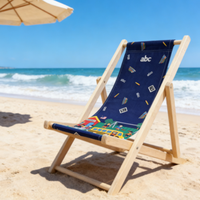Chaise pliante pour enfants en bois de hêtre respirant, design moderne, légère, portable, mobilier d'extérieur, parc, patio, camping, villa