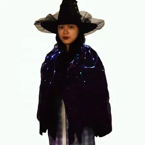 Dropshipping Groothandel Led Halloween Kostuums Led-Up Knipperende Cape Cosplay Party